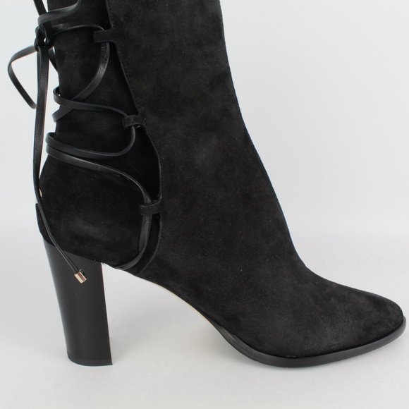 NEW JIMMY CHOO Hampton 80 Suede Ankle Boots - Picture 12 of 16